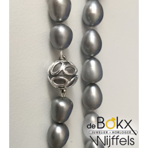 Grijze parel collier zoetwater grijs 9-11mm - 56519 Grijze parel collier zoetwater grijs 9-11mm - 56519