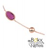 Roodgoud Collier Amethyst, roze en paarse kwarts - 55772 Roodgoud Collier Amethyst, roze en paarse kwarts - 55772