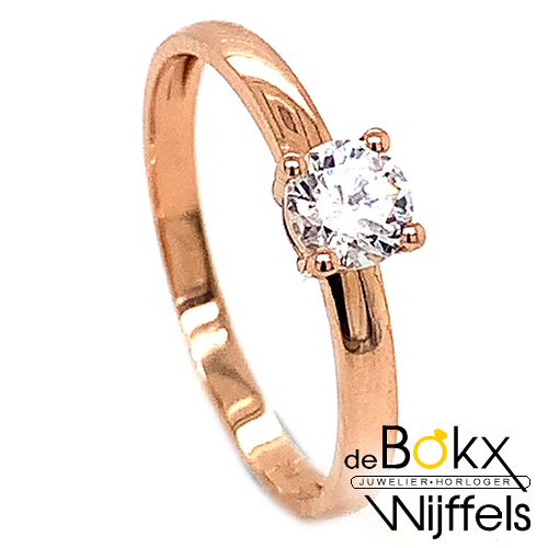 rose goud verlovingsring met zirkonia maat 53 - 56823 rose goud verlovingsring met zirkonia maat 53 - 56823