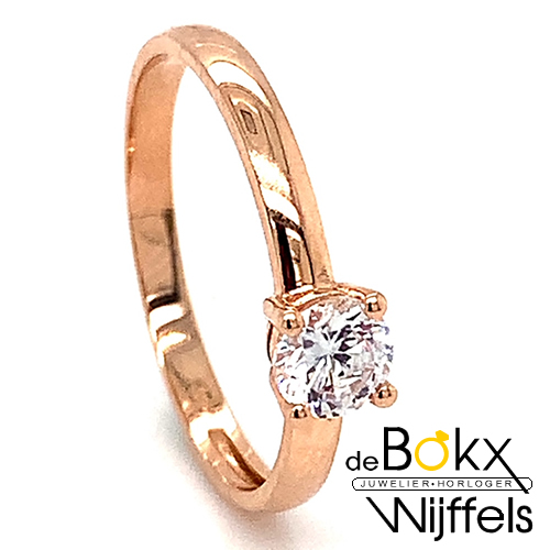 rose goud verlovingsring met zirkonia maat 53 - 56823 rose goud verlovingsring met zirkonia maat 53 - 56823