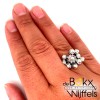 Breede Dutch Button ring maat 58 - 57432 Breede Dutch Button ring maat 58 - 57432