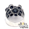 Breede Dutch Button ring maat 58 - 57432 Breede Dutch Button ring maat 58 - 57432