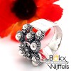 Breede Dutch Button ring maat 58 - 57432 Breede Dutch Button ring maat 58 - 57432