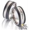 verfijnde en breede Titanium ring met carbon en diamant 57015 - 56207 verfijnde en breede Titanium ring met carbon en diamant 57015 - 56207