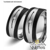 verfijnde en breede Titanium ring met carbon en diamant 57015 - 56207 verfijnde en breede Titanium ring met carbon en diamant 57015 - 56207