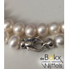 Parelketting met zilveren cartier sluiting - 50679 Parelketting met zilveren cartier sluiting - 50679