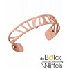 Armband perroquet 14mm les Georgettes mat rosé goud - 55784 Armband perroquet 14mm les Georgettes mat rosé goud - 55784