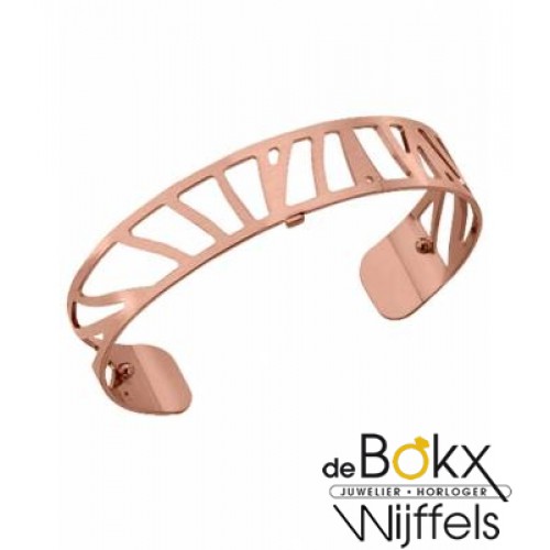 Armband perroquet 14mm les Georgettes mat rosé goud - 55784 Armband perroquet 14mm les Georgettes mat rosé goud - 55784