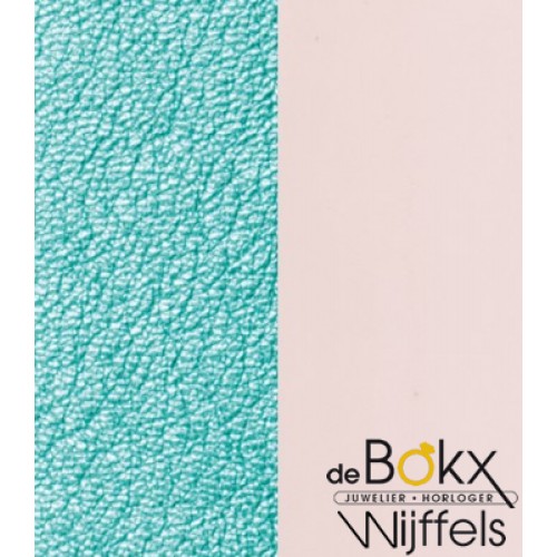 les Georgettes leer 25mm nude/metalic turquoise - 55881 les Georgettes leer 25mm nude/metalic turquoise - 55881