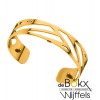 Armband ruban 14mm les Georgettes goud - 55794 Armband ruban 14mm les Georgettes goud - 55794