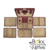 sieraden koffer windrose rood 5 etages merino groot 8036960 - 56407 sieraden koffer windrose rood 5 etages merino groot 8036960 - 56407