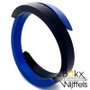 Armband Clic zwart blauw met magneet sluiting - 57700 Armband Clic zwart blauw met magneet sluiting - 57700