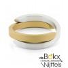 CLIC by suzanne armband mat aluminium en geel met mangneet A1G - 54686 CLIC by suzanne armband mat aluminium en geel met mangneet A1G - 54686