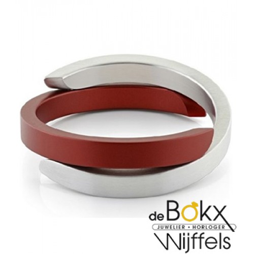 Armband rood met magneet sluiting A1Rmat - 56504 Armband rood met magneet sluiting A1Rmat - 56504