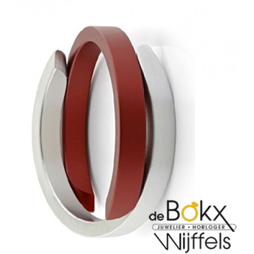Armband rood met magneet sluiting A1Rmat - 56504 Armband rood met magneet sluiting A1Rmat - 56504
