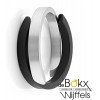 Armband aluminium glimmend en zwart met magneet van Clic by suzanne A1Z - 54662 Armband aluminium glimmend en zwart met magneet van Clic by suzanne A1Z - 54662