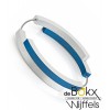 Clic by suzanne armband A32B Blauw met vier bogen met dubbele magneetsluitingen - 56287 Clic by suzanne armband A32B Blauw met vier bogen met dubbele magneetsluitingen - 56287