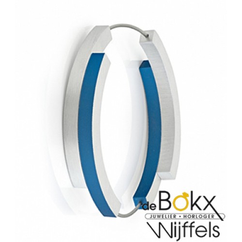 Clic by suzanne armband A32B Blauw met vier bogen met dubbele magneetsluitingen - 56287 Clic by suzanne armband A32B Blauw met vier bogen met dubbele magneetsluitingen - 56287