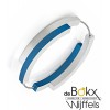 Clic by suzanne armband A32B Blauw met vier bogen met dubbele magneetsluitingen - 56287 Clic by suzanne armband A32B Blauw met vier bogen met dubbele magneetsluitingen - 56287