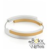 Clic by suzanne armband A32G goud kleur met vier bogen met dubbele magneetsluitingen - 56281 Clic by suzanne armband A32G goud kleur met vier bogen met dubbele magneetsluitingen - 56281