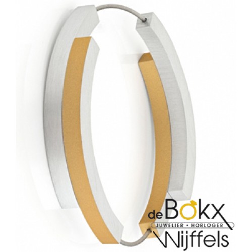 Clic by suzanne armband A32G goud kleur met vier bogen met dubbele magneetsluitingen - 56281 Clic by suzanne armband A32G goud kleur met vier bogen met dubbele magneetsluitingen - 56281