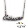 ketting met naam in zilver 45cm - 56165 ketting met naam in zilver 45cm - 56165