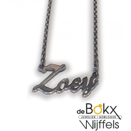 ketting met naam in zilver 45cm - 56165 ketting met naam in zilver 45cm - 56165