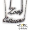ketting met naam in zilver 45cm - 56165 ketting met naam in zilver 45cm - 56165