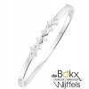 Armband bangel zilver met zirkonia - 50919 Armband bangel zilver met zirkonia - 50919