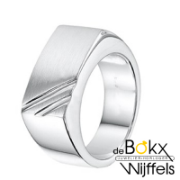 Zilveren heren ring maat 68 - 50439 Zilveren heren ring maat 68 - 50439