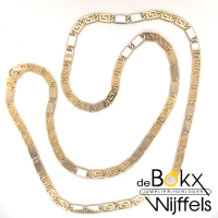 Gouden ketting fantasie 60cm breedte 4.2mm - 50448 Gouden ketting fantasie 60cm breedte 4.2mm - 50448