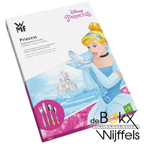 kinderbestek WMF princess kleur 4delig - 50640 kinderbestek WMF princess kleur 4delig - 50640