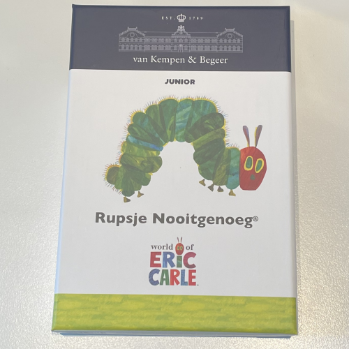 rupsje nooit genoeg kinderbestek van Kempen en Begeer 4-delig - 50646 rupsje nooit genoeg kinderbestek van Kempen en Begeer 4-delig - 50646