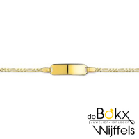baby armband goud figaro - 50732 baby armband goud figaro - 50732