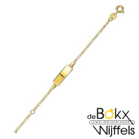 baby armband goud figaro - 50732 baby armband goud figaro - 50732