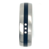 Stalen ring met 3 diamanten in maat 54 bollering - 50848 Stalen ring met 3 diamanten in maat 54 bollering - 50848