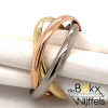 tricolor gouden ring 3-in-1 maat 52 - 51304 tricolor gouden ring 3-in-1 maat 52 - 51304