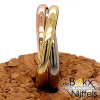 tricolor gouden ring 3-in-1 maat 52 - 51304 tricolor gouden ring 3-in-1 maat 52 - 51304