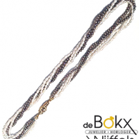 Zoetwaterparel ketting met gouden sluiting - 51354 Zoetwaterparel ketting met gouden sluiting - 51354