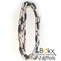 Unieke parel ketting die lang en kort gedragen kan worden - 51362 Unieke parel ketting die lang en kort gedragen kan worden - 51362