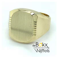 Gouden heren ring maat 58 / 18.5 - 51453