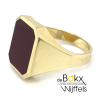 Herenring maat 59 / 19 met carneool bruin - 51456 Herenring maat 59 / 19 met carneool bruin - 51456