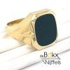 heren ring goud met een jaspes steen maat 62/19.75 - 51463