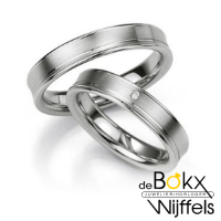 Zilveren vriendschaps ring met diamant van breuning - 51420 Zilveren vriendschaps ring met diamant van breuning - 51420