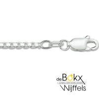 ketting zilver venetiaans vlak 80cm 1.7mm - 51389 ketting zilver venetiaans vlak 80cm 1.7mm - 51389