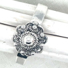 Ring zeeuwseknoop zilver Dutch Button maat 58 - 51397
