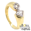gouden ring met 2 grote zirkonia maat 54 - 51528 gouden ring met 2 grote zirkonia maat 54 - 51528