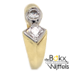 gouden ring met 2 grote zirkonia maat 54 - 51528 gouden ring met 2 grote zirkonia maat 54 - 51528