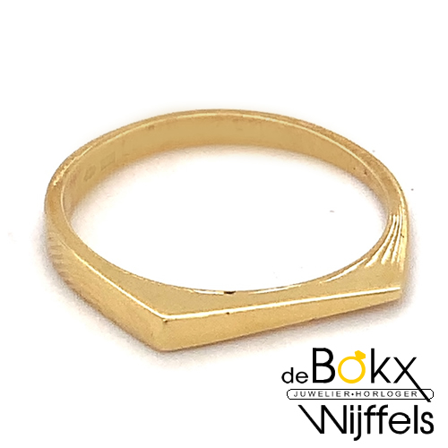 geelgouden ring maat 57 - 51532 geelgouden ring maat 57 - 51532
