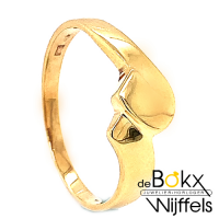 Geel gouden fantasiering in maat 55 - 51538 Geel gouden fantasiering in maat 55 - 51538